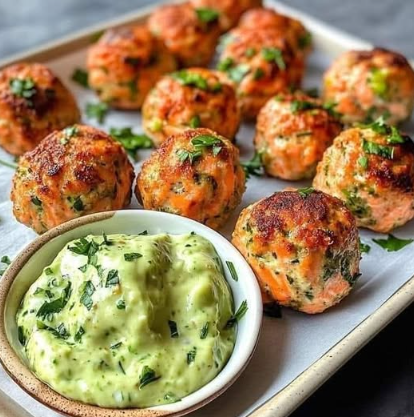 Baked Salmon Balls with Creamy Avocado Sauce Capture d’écran 2025-06-05 140635