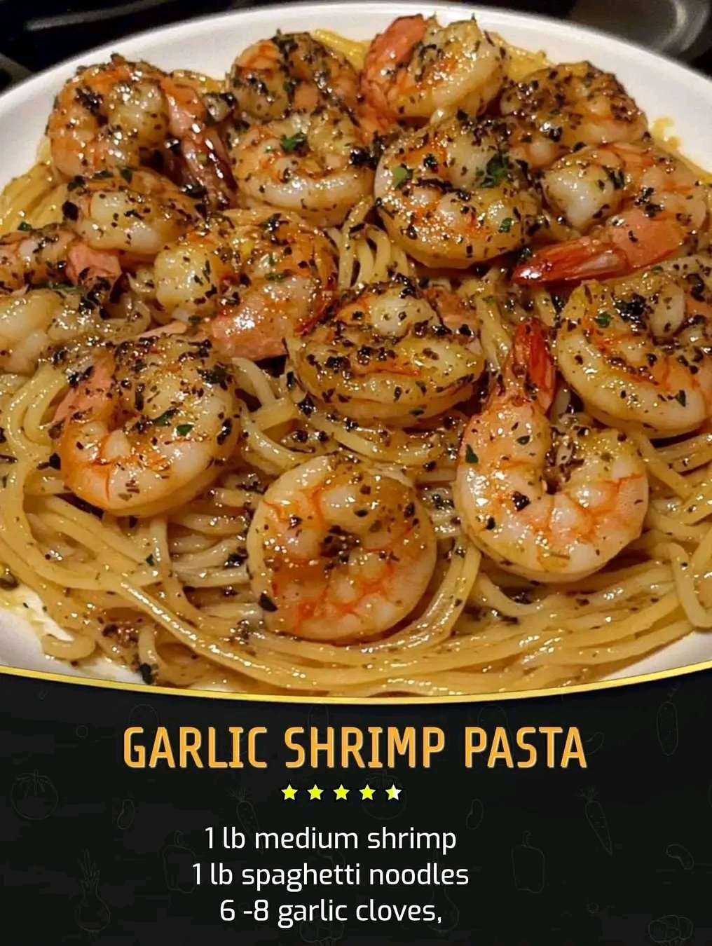GARLIC SHRIMP PASTA 1765412261216